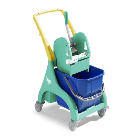 Тележка TTS Nick 25 (1х25л, отжим TEC, зеленый)