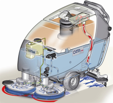 Поломоечная машина Nilfisk BA 651
