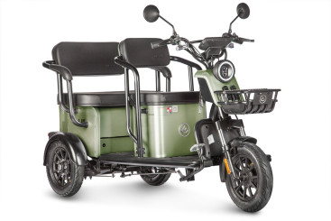 Трицикл электрический Wanshida UM+ (60V, 1000W, зеленый)