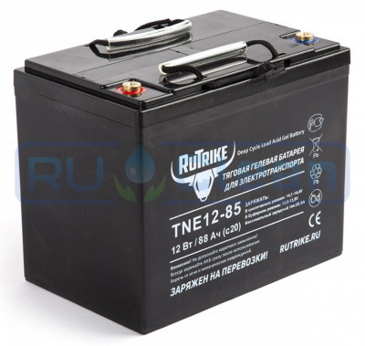 Тяговый аккумулятор RuTrike TNE 12-85 (12V, 70A/h, AGM)