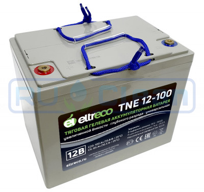 Тяговый аккумулятор Eltreco TNE12-100 (12V, 80A/h, AGM)