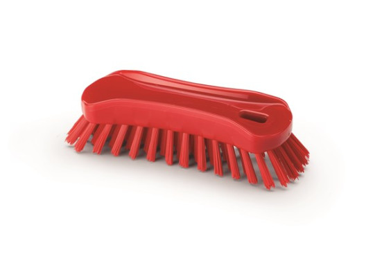Щетка-скраб IGEAX ручная (180мм, стандарт, красный) (1002RM)