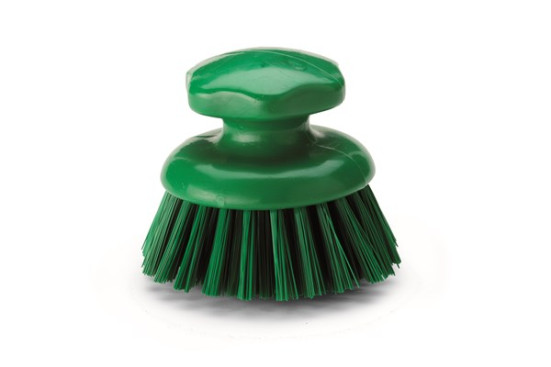 Щетка IGEAX круглая ручная (d210мм, средний ворс, зеленый)
