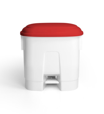 Контейнер TTS (педаль. разделитель для 2-х мешков, белый/красный)