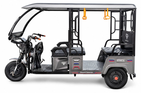 Трицикл электрический Rutrike Рикша 60V 2000W (серый) (026654-3292)