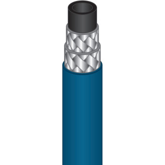 Шланг пищевой SELWASH/2 (400бар, 2SC, DN08, DIN EN 857, синий, цена за 1 метр)