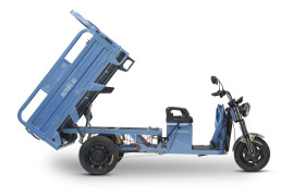 Трицикл электрический Rutrike Вектор 1500 (60V, 1200W, т-синий)