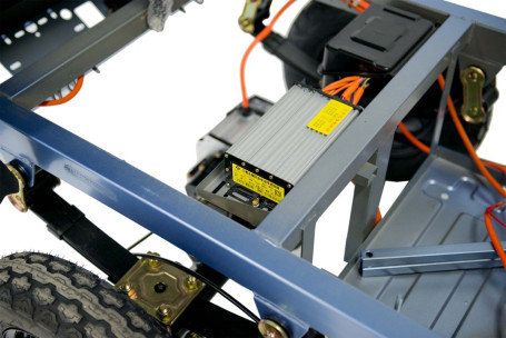 Трицикл электрический Rutrike Вектор 1500 (60V, 1200W, т-синий) (026260-3236)