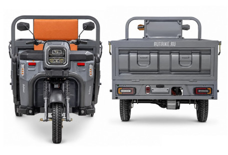 Трицикл электрический Rutrike Импульс 1800 60/72V 1500W (серый) (026649-3285)