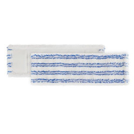 Моп TTS Wet Disinfection soft band (40см, белый с синими полосками)