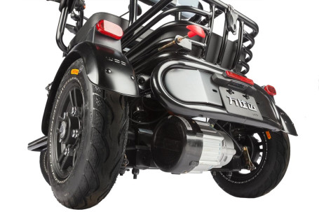 Трицикл электрический Wanshida UN MOTO (60V, 650W, черно-синий) (0000285-3103)
