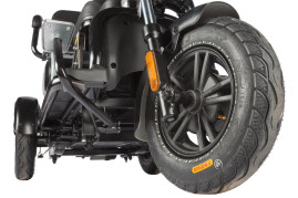 Трицикл электрический Wanshida UN MOTO (60V, 650W, черно-синий)