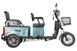 Трицикл электрический Rutrike Тубан (серый)