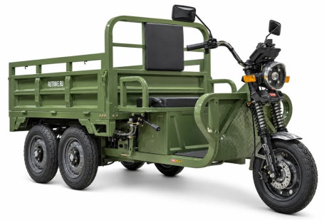 Трицикл электрический Rutrike Каскад 1600 60V 1500х2W (зеленый) (026655-3295)