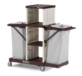 Тележка TTS MagicArt 17 Basic (открытая, 3 полки, 2 держ. мешка, база антрацит)