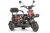 Трицикл электрический Wanshida UN MOTO (60V, 650W, черно-красный) (0000285-3104)