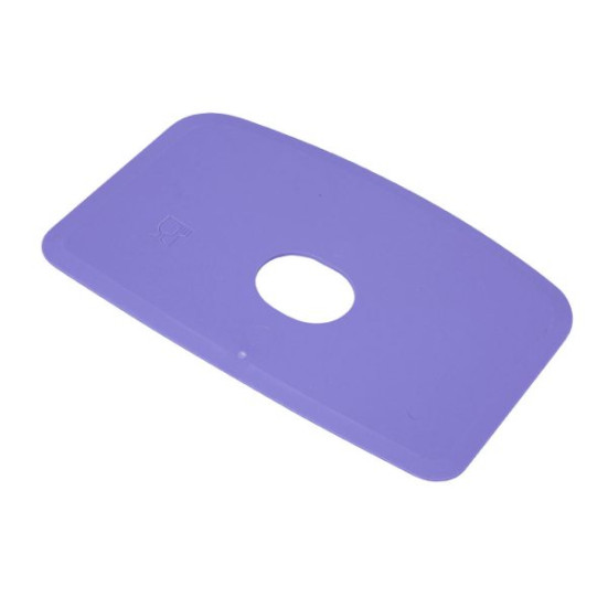 Скребок с отверстием FBK (146х98мм, гибкий, фиолетовый) (819108)