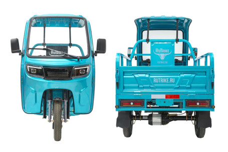 Трицикл электрический Rutrike Глобус NEXT 1500 (60V, 1200W, синий) (026002-3128)