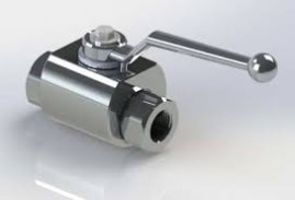 Кран гидравлический V2RH (1"г-г, 350бар, AISI 316)