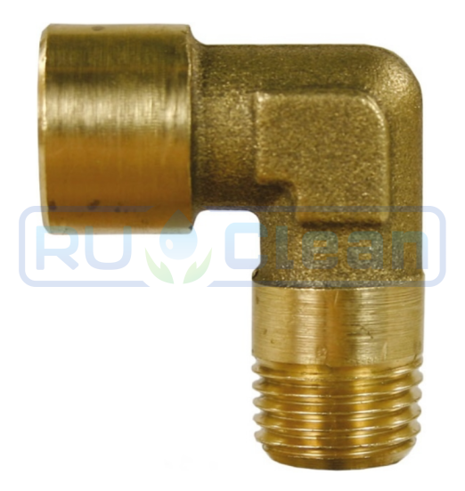 Переходник угловой 3/8г-3/8ш (350бар, латунь) TOR