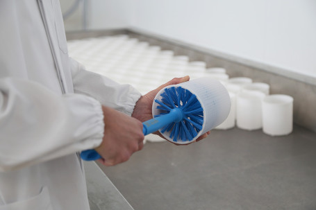 Щетка-ерш IGEAX для труб (Д 120мм, жесткий, синий)