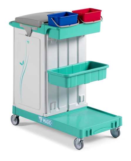 Тележка TTS Magic Line 110P (2х4л, корзины, держ. мешка 150л) (ML110P0A0000)