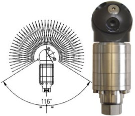 Насадка для мойки емкостей PA А42-R (160бар, 40л/мин, гидропривод)