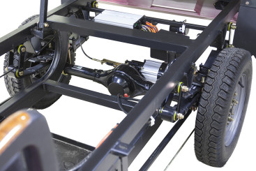 Трицикл электрический Rutrike D4 КАБИНА 1800 (синий)