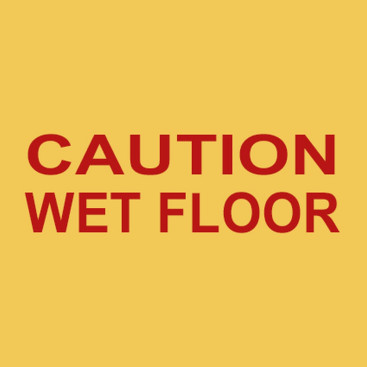 Указатель TTS &quot;Осторожно мокрый пол&quot; (полипроп, 2хсторонний, датск)