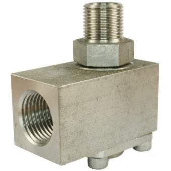 Угловое соединение (80 мм, 3/4&quot;ш-3/4&quot;г, 200 бар, вращ) R+M