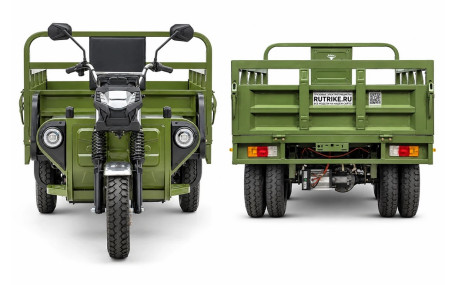 Трицикл электрический Rutrike Профи 2200 60V 1800х2W (зеленый) (026657-3298)