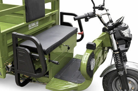Трицикл электрический Rutrike Профи 2200 60V 1800х2W (зеленый) (026657-3298)
