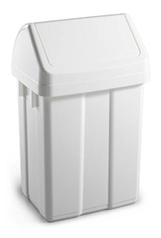 Ведро TTS MAX (12л, крышка маятниковая, белый)