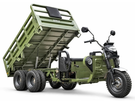 Трицикл электрический Rutrike Профи 2200 60V 1800х2W (серый) (026657-3299)