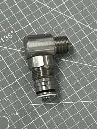 Переходник угловой 1/2ш-ш (нерж, вращ) RAMEX