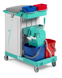 Тележка TTS Magic Line 490P (2х15л, 2х4л, отжим TEC, держ. мешка 150л)