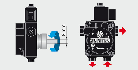 Топливный насос 82700 R+M