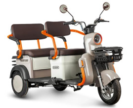 Трицикл электрический Rutrike Gelbert Beta (48/60V, 800W, бежевый)