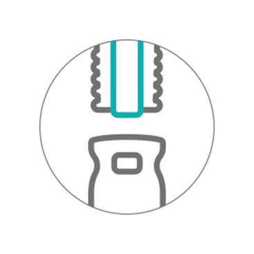 Сгон для окон TTS (25см, фиксир, нерж, резинка, зеленый)