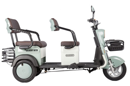 Трицикл электрический Rutrike Gelbert Beta (48/60V, 800W, черный) (0000256-3028)