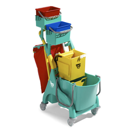 Тележка TTS Nick Plus 60 (1х28л, отжим O-Key)