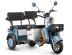 Трицикл электрический Rutrike Gelbert Beta (48/60V, 800W, сине-белый) (0000256-3029)