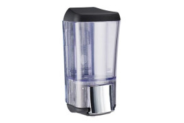 Диспенсер для жидкого мыла Nofer (170мл, пласт, прозрачный)