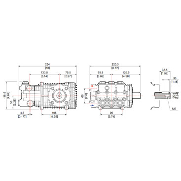 Насос высокого давления Comet FW2 5530S (1450 об/мин)