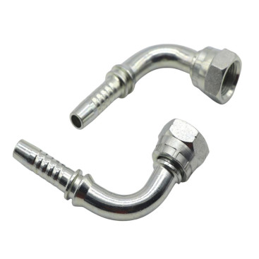 Фитинг высокого давления BSP (DN38, 1 1/2г, 90гр, оцинк) Robin