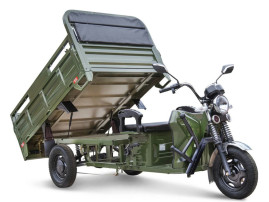 Трицикл электрический Rutrike D4 Next 1800 60V1500W (черный матовый)