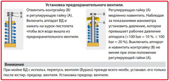Клапан предохранительный R+M ST-230 (350бар, 30л/мин, 1/4"г, By-pass 1/4"г)