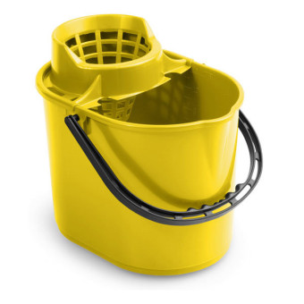 Ведро TTS Pit (пласт, с отжимом, 12 л, желтый)