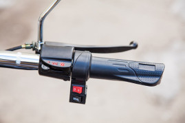 Трицикл электрический Rutrike Вояж-П 1200 60V800W (серебристый, трансформер)