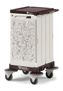 Тележка TTS MagicArt 00 Safety (закрытая, с рисунком, база антрацит)